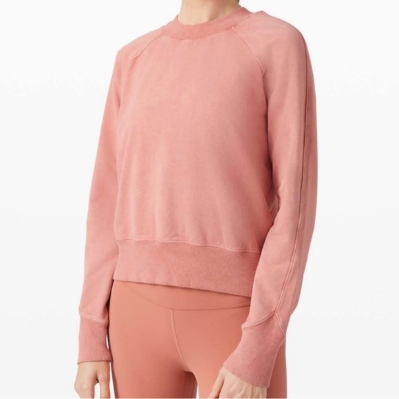 lululemon athletica Sweaters - NWT Lululemon Ready to Roll Crew
*Dye Acid Rubber Dye Rustic Coral